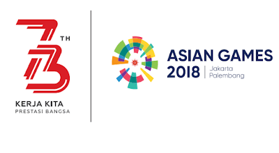 logo HUT RI ke-73 dan Asian Games